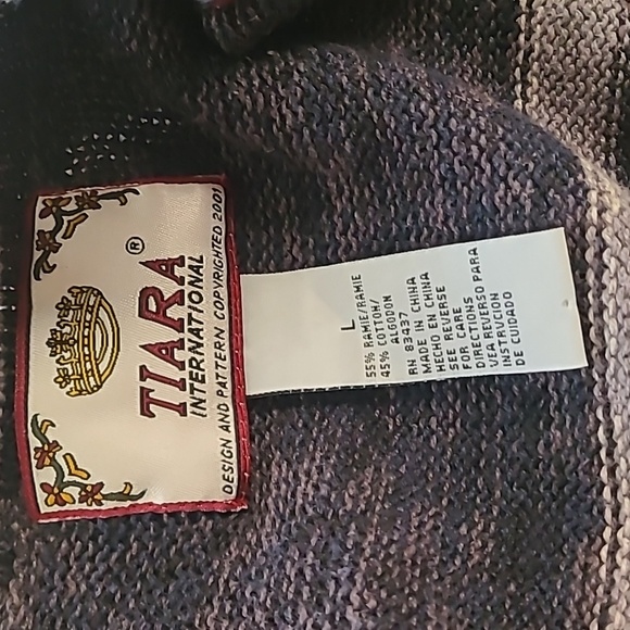 Vintage Tiara International   Sweater Cottage Core Holiday Sweater - Picture 8 of 11